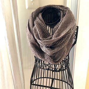 🌻 Brown & Copper Infinity Scarf